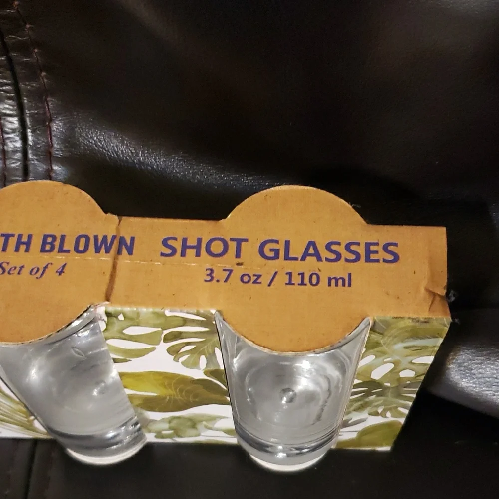 Tommy Bahama Clear Shot Glass Set - Picture 4 of 4